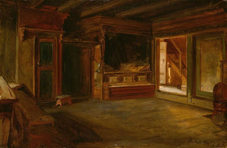 Adolph Tidemand - Farm Interior from Sandak.webp