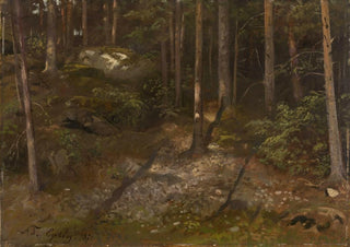 Adolph Tidemand - Forest Study.webp