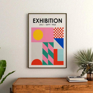 Affiche Bauhaus - Composition Colorée