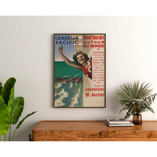 Affiche Canadian Pacific vintage – Empress of Britain