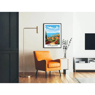 Affiche Côte d'Azur Vintage