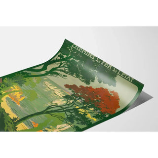 Affiche Côte d’Émeraude vintage – Bains de mer Manche & Océan