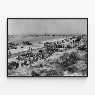 Affiche Debarquement Normandie - Tête de pont américaine en formation