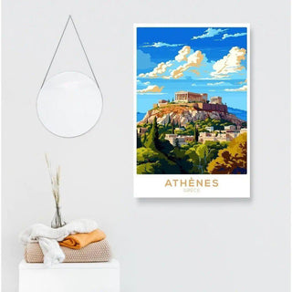 Affiche Vintage Athènes