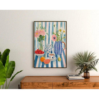 Affiche décoration cuisine - Matinée Fleurie