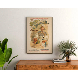Affiche publicitaire vintage – Beurre d’Isigny J. Lepelletier