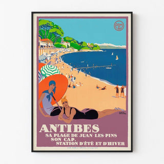 Affiche vintage - Antibes