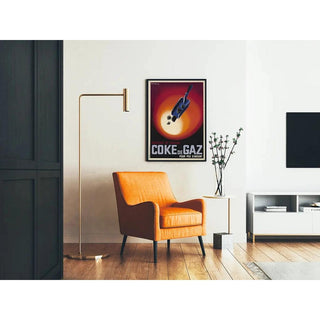 Affiche vintage - Charbon Coke de Gaz de R. de Valerio