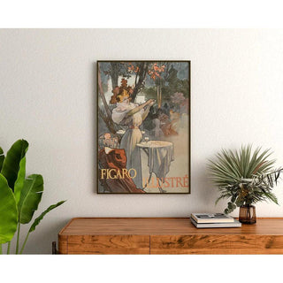 Affiche vintage - Figaro Illustré 1899 - Alphonse Mucha