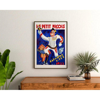 Affiche vintage du Carnaval de Nice