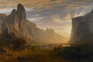 Albert Bierstadt - Looking Down Yosemite Valley California.webp