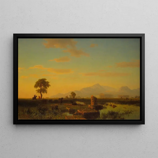 Albert Bierstadt - Ruins of Paestum.webp