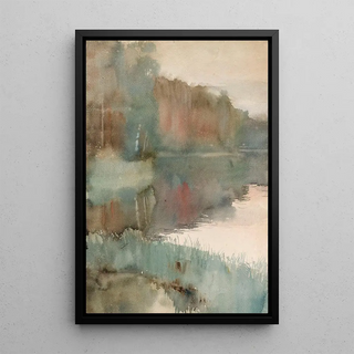 Albert Edelfelt - Seashore at Haikko in Autumn Landscape Autumn.webp