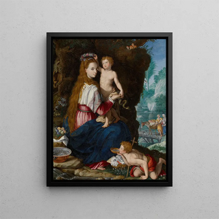 Alessandro Allori - Madonna with the Infant Saint John the Baptist.webp