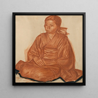 Alexandre Jacovleff - Portrait of A Japanese Girl.webp