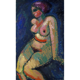 Alexej von Jawlensky - Seated Female Nude.webp