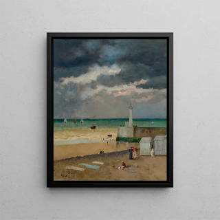 Alfred Stevens - Le Trport.webp