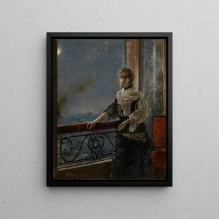 Alfred Stevens - Moonlight Au clair de la lune.webp