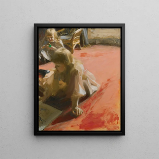 Anders Zorn - A Portrait Of The Daughters Of Ramn Subercaseaux.webp