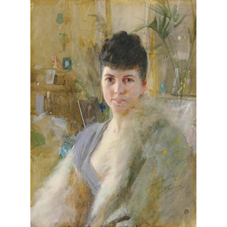 Anders Zorn - Portrait of a Lady in a Drawing Room.webp