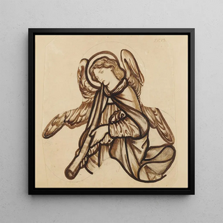 Ange jouant d'un cor - Sir Edward Coley Burne-Jones