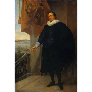 Anthony van Dyck - Portrait of a Nobleman possibly Adriaan van der Borcht.webp