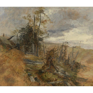 Arbres abattus par le vent - Marie Egner | Reproduction Tableau Décoration murale affiche copie