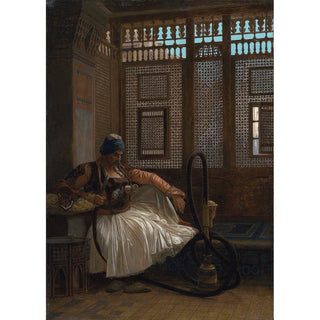 Arnaut Fumant - Jean-Léon Gérôme | Reproduction Tableau Décoration murale affiche copie