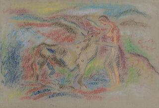 Arnold Peter WeiszKubnan - Woman with a Cow.webp