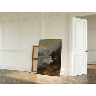 Au glacier du Morteratsch - Edward Theodore Compton | Reproduction Tableau Décoration murale affiche copie