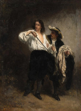 August von Pettenkofen - Na het tweegevecht.webp