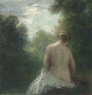 Baigneuse assise de dos - Henri Fantin-Latour