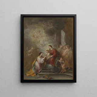 Bartolom Estebn Murillo - The Mystic Marriage of Saint Catherine.webp