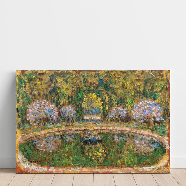 Reproductie van het schilderij Bassin de Trianon. Versailles - Henri Le Sidaner