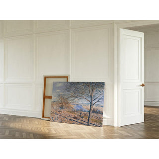 Bords du Loing, effet d'automne - Alfred Sisley | Reproduction Tableau Décoration murale affiche copie