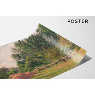 Bottes de foin, matin, Éragny - Camille Pissarro | Reproduction Tableau Décoration murale affiche copie