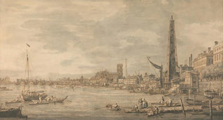 Canaletto - The City of Westminster from Near the York Water Gate.webp