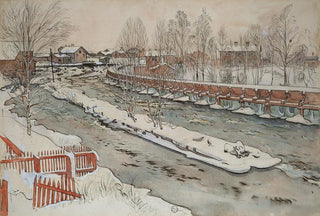 Carl Larsson - The Timber Chute Winterscene.webp