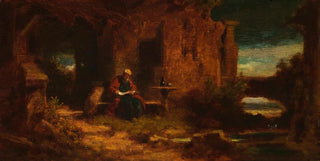 Carl Spitzweg - Einsiedler in der Dmmerung Der Anachoret.webp