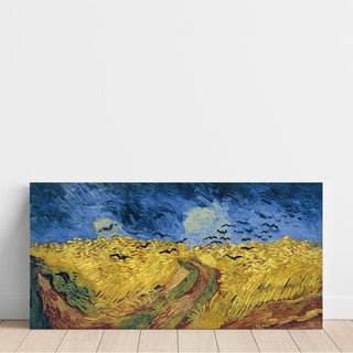 Champ de blé avec corbeaux - Vincent van Gogh | Reproduction Tableau Décoration murale affiche copie
