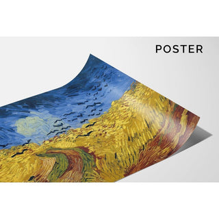 Champ de blé avec corbeaux - Vincent van Gogh | Reproduction Tableau Décoration murale affiche copie
