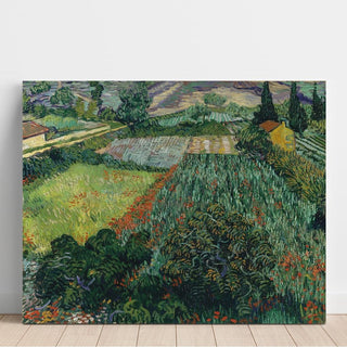 Champ de coquelicots - Vincent van Gogh | Reproduction Tableau Décoration murale affiche copie