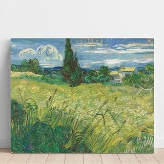 Champ vert - Vincent van Gogh | Reproduction Tableau Décoration murale affiche copie
