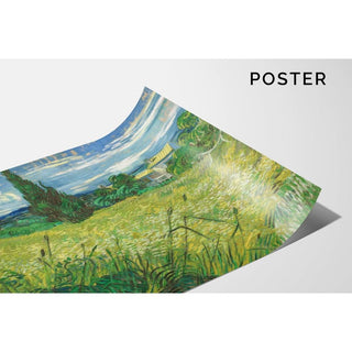 Champ vert - Vincent van Gogh | Reproduction Tableau Décoration murale affiche copie