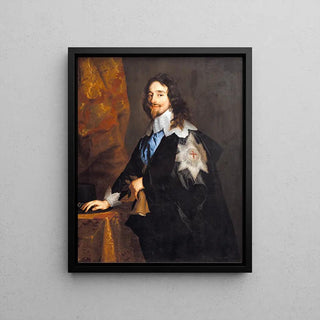 Charles Ier, Roi d'Angleterre par Anthony van Dyck | Reproduction Tableau Décoration murale affiche copie