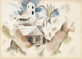 Charles Demuth - Bermuda No 1 Tree and House.webp