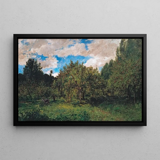 Charles Franois Daubigny - French Orchard at Harvest Time Le verger.webp