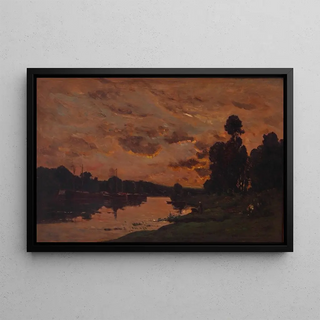 Charles Franois Daubigny - La tarde.webp
