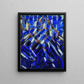 Christian Rohlfs - Abstraction the Blue Mountain.webp