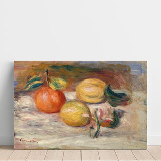 Citrons et orange - Pierre-Auguste Renoir | Reproduction Tableau Décoration murale affiche copie